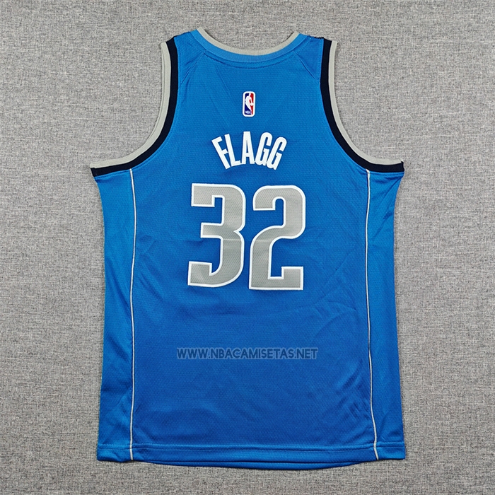 Camiseta Nino Dallas Mavericks Cooper Flagg NO 32 Icon 2025-26 Azul